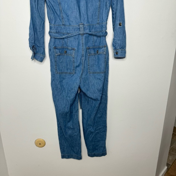 Pilcro and the Letterpress Blue Denim Jumpsuit - Picture 10 of 11